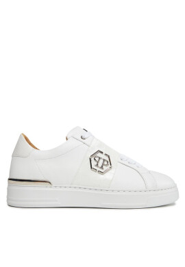 PHILIPP PLEIN Сникърси Leather Lo-Top Sneakers AACS USC0513 PLE010N White 01 - Mera.bg