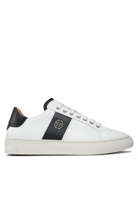 PHILIPP PLEIN Сникърси Leather Lo-Top Sneakers Hexagon AACS MSC3905 PLE075N Бял - Mera.bg