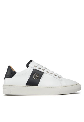 PHILIPP PLEIN Сникърси Leather Lo-Top Sneakers Hexagon AACS MSC3905 PLE075N Бял - Mera.bg