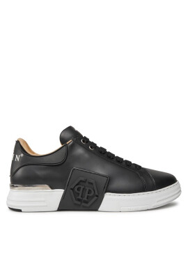 PHILIPP PLEIN Сникърси Lo-Top Sneakers Phantom Kick$ Leather Hexagon FABS USC0263 PLE010N Black / White 0201 - Mera.bg