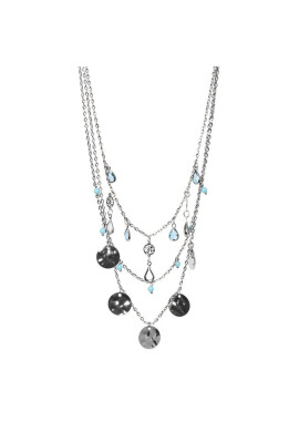 Pieces Колие Bysa 17135594 Silver 4149434 - Mera.bg