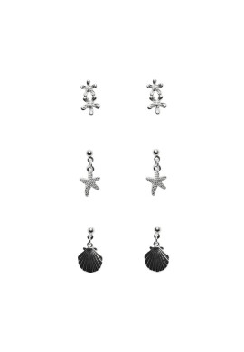 Pieces Обици Byra 17135483 Silver Colour 4147173 - Mera.bg