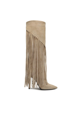 Pinko Ботуши Ambre Stivale PE 23 BLKS1 100572 A0N8 Beige C70 - Mera.bg
