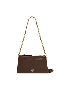 PINKO Дамска чанта Double Mini Al 25-26 PLTT 105359 A0QO Кафяв - Mera.bg