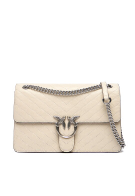PINKO Дамска чанта Love One Light Classic AI 25-26 PLTT 106174 A2JC Бежов - Mera.bg
