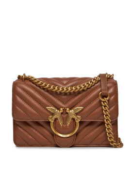 PINKO Дамска чанта Love One Mini Dc PE 24 PLTT 100074 A0GK Кафяв - Mera.bg
