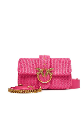 PINKO Дамска чанта Love One Mini Slouchy Fl PE 25 PLTT 104340 A2CF Розов - Mera.bg