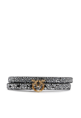 PINKO Дамски колан Love Berry H1 Belt PE 24 PLT01 102148 A159 Черен - Mera.bg