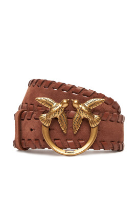 PINKO Дамски колан Love Berry Weaving Belt H4 20252 PLT01 105461.A2QG Кафяв - Mera.bg