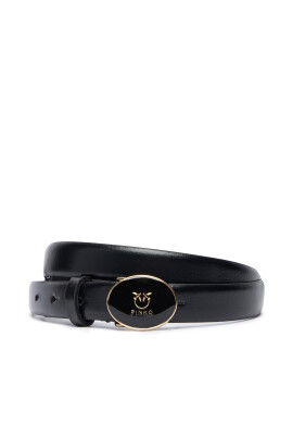 PINKO Дамски колан Round Enamel H2 Belt 20252 PLT01 105466.A2QL Черен - Mera.bg