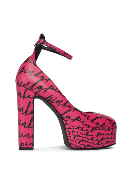 PINKO Обувки на ток Puccini Mary Jane Platform Al 23-24 BLKS1 102011 A1D2 Розов - Mera.bg