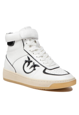 Pinko Сникърси Lorena Basket Hi Sneaker AI 22-23 BLKS1 1H214S A08S Bianco/Nero ZZ1 - Mera.bg