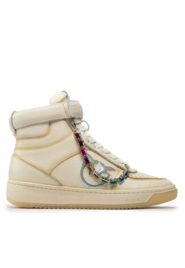 Pinko Сникърси Charentes Basket Hi Sneaker AI 22-23 BLKS1 1H214N A08R Bianco Off 1Z09 - Mera.bg