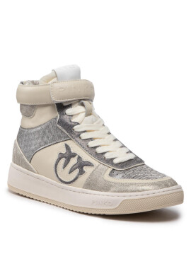 Pinko Сникърси Occitania Basket Hi Sneaker AI 22-23 BLKS1 1H214W A08W Argento Ch HB9 - Mera.bg