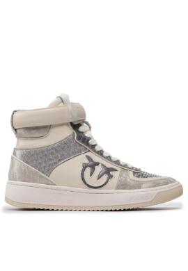 Pinko Сникърси Occitania Basket Hi Sneaker AI 22-23 BLKS1 1H214W A08W Argento Ch HB9 - Mera.bg