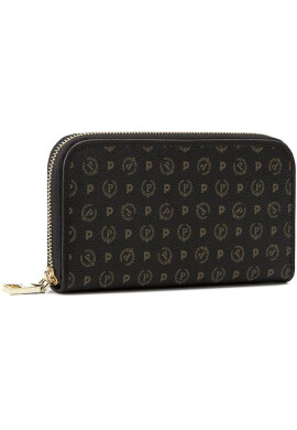 Pollini Голям дамски портфейл TE9001PP02Q1100A Черен - Mera.bg