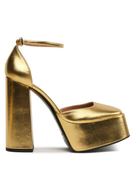 Pollini Обувки на ток SA1010EC1HTK0901 Златист - Mera.bg