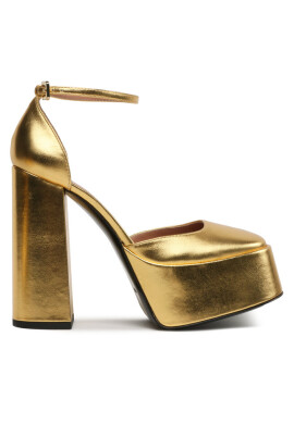 Pollini Обувки на ток SA1010EC1HTK0901 Златист - Mera.bg