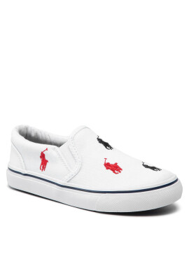 Polo Ralph Lauren Гуменки Keanton Slip On RF103502 S White/Navy/Red - Mera.bg
