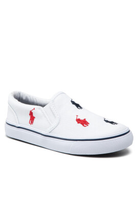 Polo Ralph Lauren Гуменки Keanton Slip On RF103502 S White/Navy/Red - Mera.bg