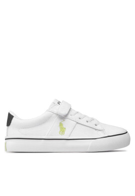 Polo Ralph Lauren Гуменки Sayer Ps RF104093 White Recycled Canvas/Navy/Citron w/ Citron PP - Mera.bg