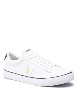 Polo Ralph Lauren Гуменки Sayer RF104092 White Recycled Canvas/Navy/Citron w/ Citron PP - Mera.bg