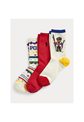 Polo Ralph Lauren Комплект 3 чифта дълги чорапи дамски 455898867001 Assorted - Mera.bg