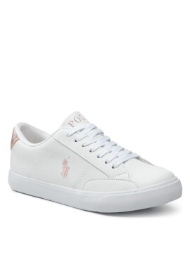 Polo Ralph Lauren Сникърси Theron Iv RF103545 White/Pink - Mera.bg
