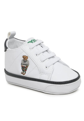 Polo Ralph Lauren Сникърси Quilton Bear Gore Hi Layette RL100729 White Smooth/Navy/Green w/ Preppy Bear - Mera.bg