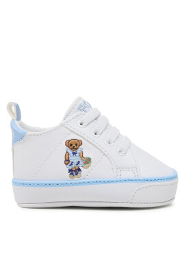 Polo Ralph Lauren Сникърси Quilton Bear Gore Hi Layette RL100730 White Smooth/Blue w/ Strawberry Bear - Mera.bg