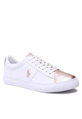 Polo Ralph Lauren Сникърси Sayer RF104122 White Smooth/Rose Gold Metallic w/ Rose PP - Mera.bg