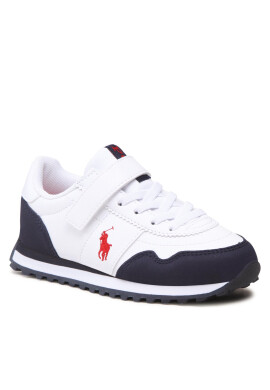 Polo Ralph Lauren Сникърси Train 89 Pp Ps RF104135 White Tumbled/Navy Micro w/ Red PP - Mera.bg