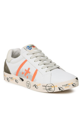 Premiata Сникърси Andy 185179334 M White/Orange - Mera.bg