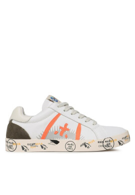 Premiata Сникърси Andy 185179334 M White/Orange - Mera.bg