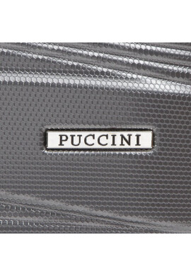 Puccini Среден куфар ABS020B Сив - Mera.bg