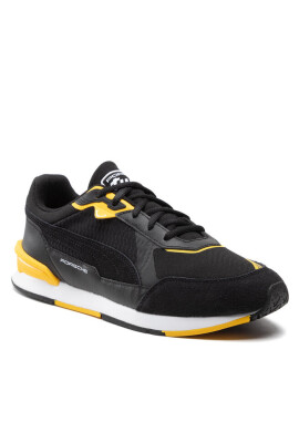 Puma Сникърси PL Low Racer 307021 01 Black/Lemon Chrome/White - Mera.bg
