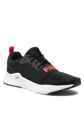 Puma Сникърси Wired Run 373015 21 Black/High Risk Red - Mera.bg