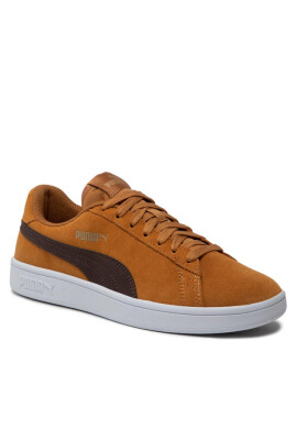 Puma Сникърси Smash v2 364989 68 Desert Tan/Chocolate/Gold - Mera.bg