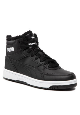 Puma Сникърси Rebound Joy Fur Jr 375477 01 Черен - Mera.bg