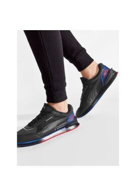 Puma Сникърси Bmw Mms Low Racer 307106 01 Black/White/Estate Blue - Mera.bg