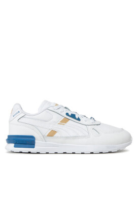Puma Сникърси Gravition Pro Fc 386479 01 White/Lake Blue/Gold - Mera.bg