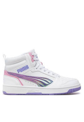 Puma Сникърси Rebound V6 Mid Bouncy Sky Jr 398725 01 Бял - Mera.bg