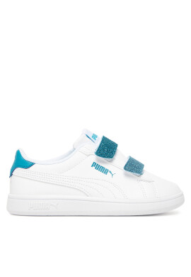 Puma Сникърси Smash 3.0 L Glitter Velcro V Ps 395609 08 Бял - Mera.bg