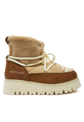 REPLAY Апрески Melrose Hair Lace-Up GWF2H.000.C0014S Кафяв - Mera.bg