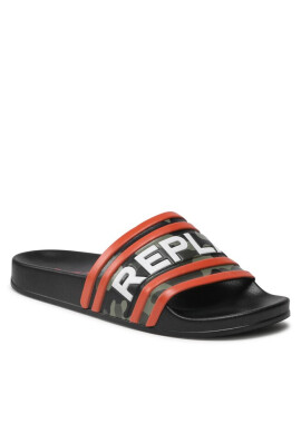 Replay Чехли Up Stripe GMF1A .000.C0039S Combo Green 2138 - Mera.bg