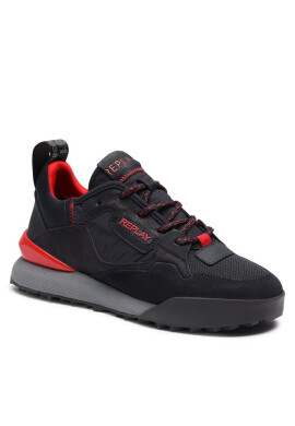 Replay Сникърси Field Master GMS8L .000.C0001L Navy Red 0290 - Mera.bg