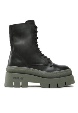 Replay Туристически oбувки Nathalie GWL82.000.C0003L Black Mil Grn 1659 - Mera.bg