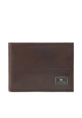Rip Curl Голям мъжки портфейл Corpawatu Icon Pu Slim BWUJU2 Black/Tan 5140 - Mera.bg