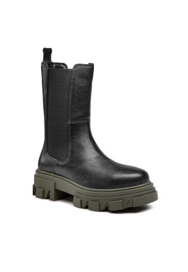 s.Oliver Боти тип челси 5-25425-29 Black/Khaki 071 - Mera.bg