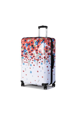 Saxoline Голям твърд куфар Blessing L 1453H0.49.10 Бял - Mera.bg